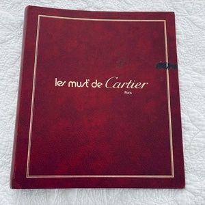 Cartier Three Ring Binder